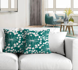 Dido Floral Reversible Indoor/Outdoor Square Pillow