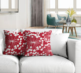 Dido Floral Reversible Indoor/Outdoor Square Pillow
