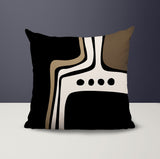Dieko Abstract Reversible Indoor/Outdoor Square Pillow