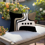 Dieko Minimalist Lumbar Indoor/Outdoor Throw Pillow