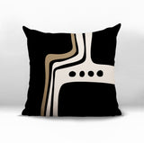 Dieko Abstract Reversible Indoor/Outdoor Square Pillow