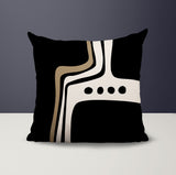 Dieko Abstract Reversible Indoor/Outdoor Square Pillow