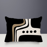 Dieko Abstract Reversible Indoor/Outdoor Rectangular Pillow