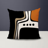 Dieko Abstract Reversible Indoor/Outdoor Square Pillow