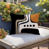 Dieko Minimalist Lumbar Indoor/Outdoor Throw Pillow