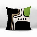 Dieko Abstract Reversible Indoor/Outdoor Square Pillow