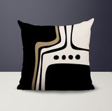 Dieko Abstract Reversible Indoor/Outdoor Square Pillow