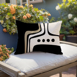 Dieko Minimalist Lumbar Indoor/Outdoor Throw Pillow
