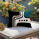 Dieko Minimalist Lumbar Indoor/Outdoor Throw Pillow