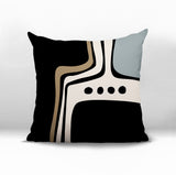 Dieko Abstract Reversible Indoor/Outdoor Square Pillow