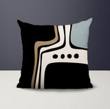 Dieko Abstract Reversible Indoor/Outdoor Square Pillow