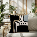 Dieko Abstract Reversible Indoor/Outdoor Square Pillow
