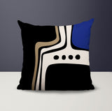 Dieko Abstract Reversible Indoor/Outdoor Square Pillow