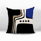 Dieko Abstract Reversible Indoor/Outdoor Square Pillow