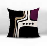 Dieko Abstract Reversible Indoor/Outdoor Square Pillow