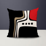 Dieko Abstract Reversible Indoor/Outdoor Square Pillow