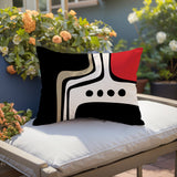 Dieko Minimalist Lumbar Indoor/Outdoor Throw Pillow