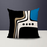 Dieko Abstract Reversible Indoor/Outdoor Square Pillow