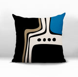 Dieko Abstract Reversible Indoor/Outdoor Square Pillow