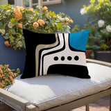 Dieko Minimalist Lumbar Indoor/Outdoor Throw Pillow