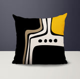 Dieko Abstract Reversible Indoor/Outdoor Square Pillow