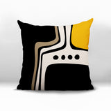 Dieko Abstract Reversible Indoor/Outdoor Square Pillow