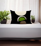 Difu Abstract Reversible Indoor/Outdoor Rectangular Pillow
