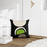 Difu Abstract Reversible Indoor/Outdoor Square Pillow Cover