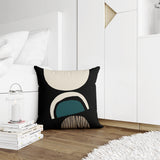 Difu Abstract Reversible Indoor/Outdoor Square Pillow Cover
