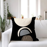 Difu Abstract Reversible Indoor/Outdoor Square Pillow Cover
