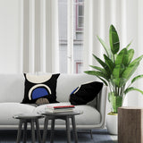 Difu Abstract Reversible Indoor/Outdoor Square Pillow Cover