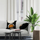 Difu Abstract Reversible Indoor/Outdoor Square Pillow Cover