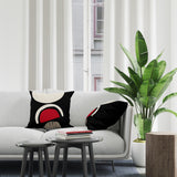 Difu Abstract Reversible Indoor/Outdoor Square Pillow Cover