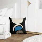 Difu Abstract Reversible Indoor/Outdoor Square Pillow Cover