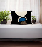 Difu Abstract Reversible Indoor/Outdoor Rectangular Pillow