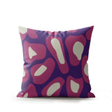 Dilar Animal Print Faux Suede Square Indoor Pillow