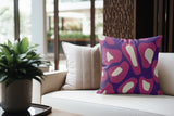 Dilar Animal Print Faux Suede Square Indoor Pillow