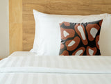 Dilar Animal Print Faux Suede Square Indoor Pillow