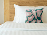 Dilar Animal Print Faux Suede Square Indoor Pillow