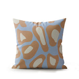Dilar Animal Print Faux Suede Square Indoor Pillow
