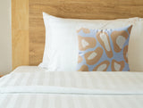 Dilar Animal Print Faux Suede Square Indoor Pillow