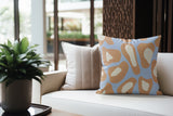 Dilar Animal Print Faux Suede Square Indoor Pillow
