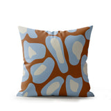 Dilar Animal Print Faux Suede Square Indoor Pillow