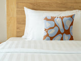 Dilar Animal Print Faux Suede Square Indoor Pillow