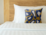 Dilar Animal Print Faux Suede Square Indoor Pillow in Midnight Royal - Size 18x18