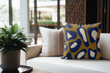 Dilar Animal Print Faux Suede Square Indoor Pillow