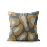 Dilar Animal Print Faux Suede Square Indoor Pillow