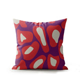 Dilar Animal Print Faux Suede Square Indoor Pillow