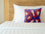 Dilar Animal Print Faux Suede Square Indoor Pillow