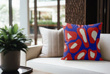 Dilar Animal Print Faux Suede Square Indoor Pillow